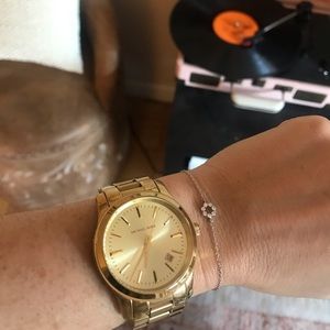 Dainty silver/cz bracelet